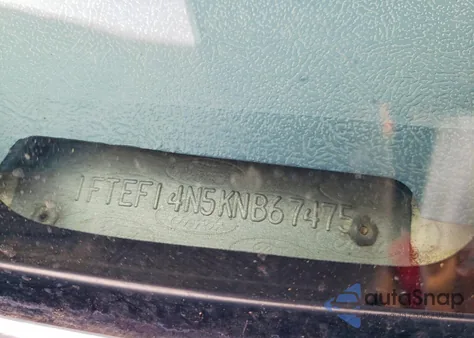 1989 Ford F150 из США, поврежденный, VIN 1FTEF14N5KNB67475